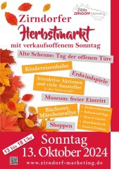 Plakat Herbstmarkt 2024