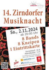 Musiknacht Plakat 2024